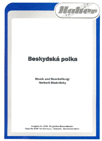 Beskydska Polka: für Blasorchester