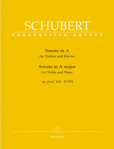 Sonate A-Dur D574 op.post.162 für Violine und Klavier