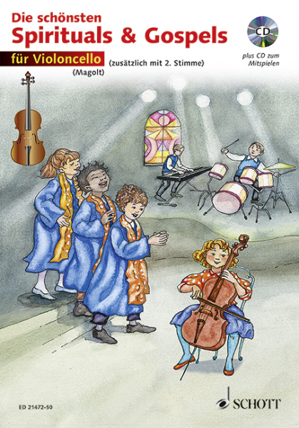 Spielband Cello Die schönsten Spirituals und Gospels