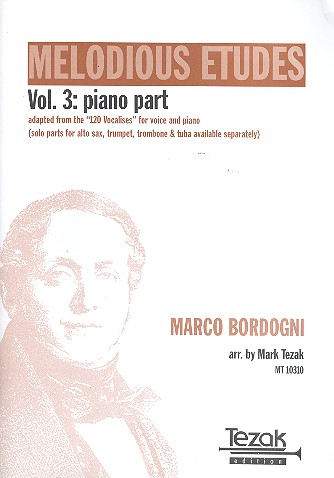 Melodious Etudes vol.3: piano part