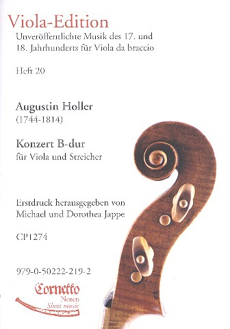Konzert B-Dur für Viola und STreicher