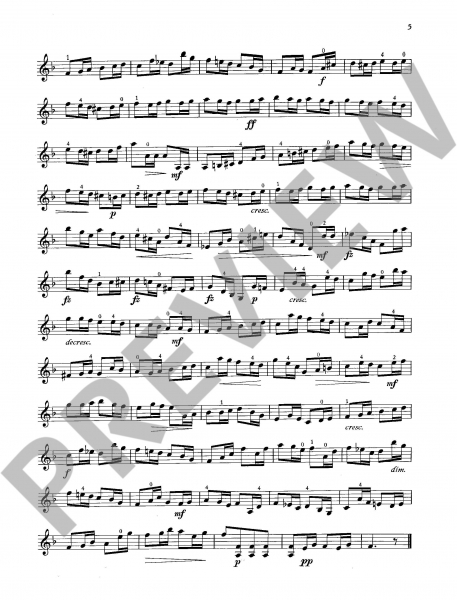 Etüden für Violine 36 Etüden op 20