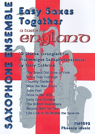 A Taste of England für 4 Saxophone (Ensemble)