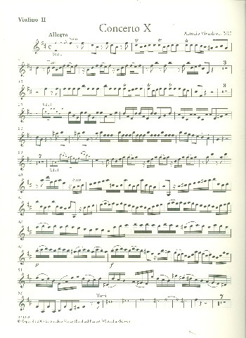 Konzert h-Moll op.3,10 für 4 Violinen, Streicher und Bc