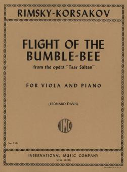Flight of the bumble-bee for viola and piano