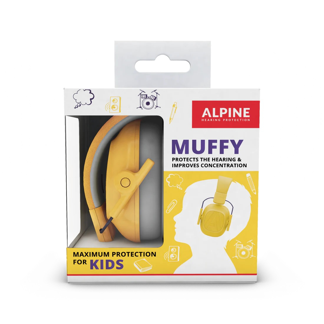 Alpine Gehörschutz Muffy Kids Yellow