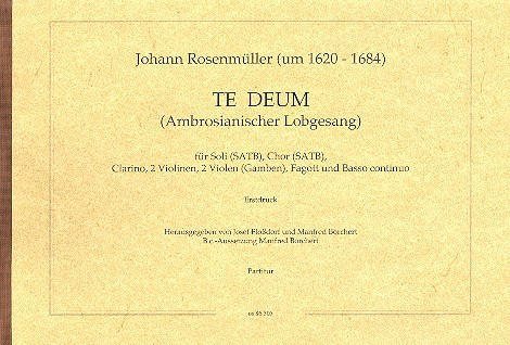 Te Deum für Soli, gem Chor und Orchester
