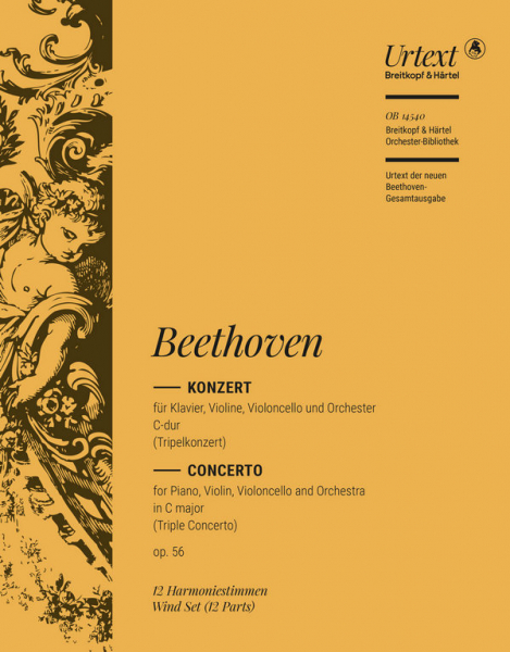 Konzert C-Dur op.56 für Klavier, Violine, Violoncello und Orchester