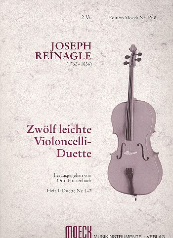 12 leichte Duette Band 1 (Nr.1-7) für 2 Violoncelli