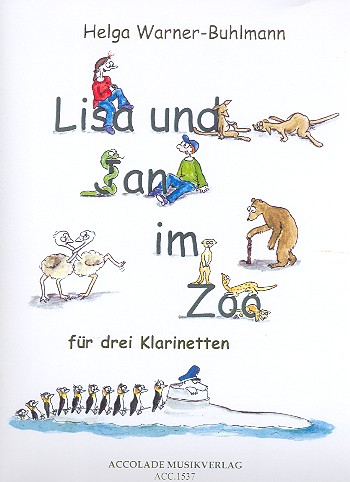 Lisa und Jan im Zoo für 3 Klarinetten (Text ad lib)