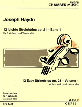 12 leichte Streichtrios op.21 Band 1 (Nr.1-6) für 2 Violinen und Viola