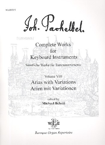 Complete Works for Keyboard Instruments vol.8 Arias with Variations
