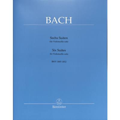 Spielbuch für Violoncello 6 Suiten BWV 1007-1012