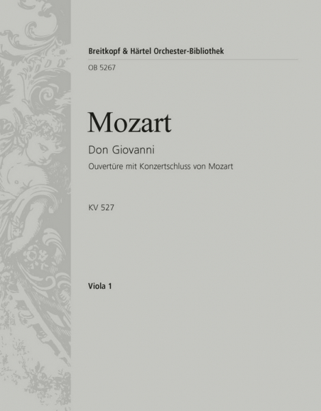 Ouvertüre zu Don Giovanni KV527 für Orchester