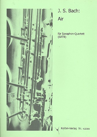 Air für 4 Saxophone (SATB) Partitur und Stimmen
