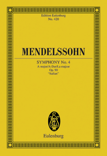 Sinfonie A-Dur Nr.4 op.90 für Orchester