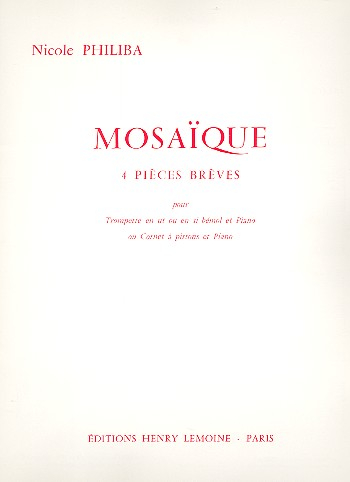 Mosaique pour trompette (cornet à pistons) et piano
