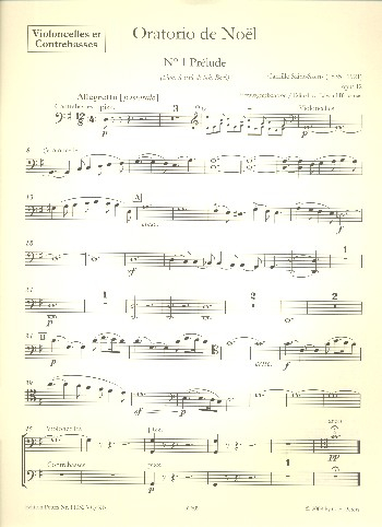 Oratorio de Noël op.12 für Soli, gem Chor und Orchester