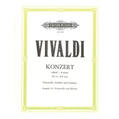 Partitur und Stimme Concerto a-moll PV 35 RV 418