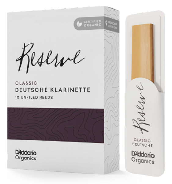 B-Klarinetten-Blatt D&#039;Addario Woodwinds Reserve Classic Deutsch, 2,5