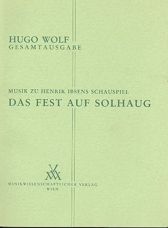 Musik zu Henrik Ibsens Schauspiel Das Fest auf Solhaug