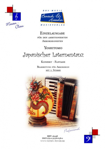Japanischer Laternentanz für Akkordeon (mit 2. Stimme)