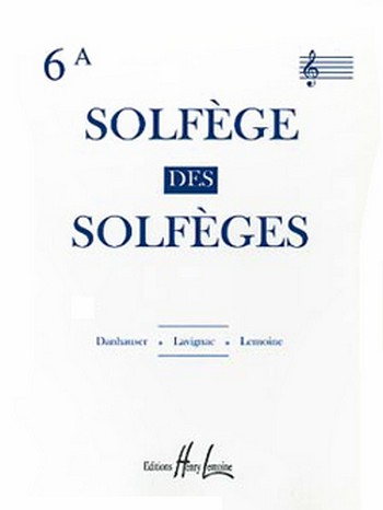 SOLFEGE DES SOLFEGES VOL.6B POUR 2 VOIX (S/A) ET PIANO