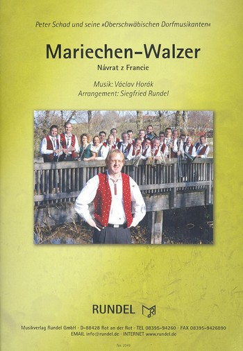 Mariechen-Walzer: für Blasorchester