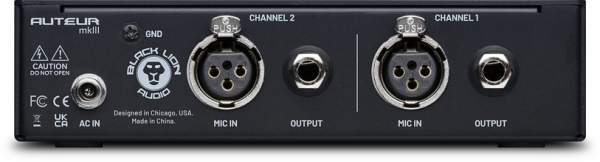 Mikrofon Preamp Black Lion Audio Auteur MKIII