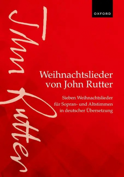 Chorpartitur Weihnachtslieder von John Rutter