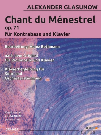 Chant du ménestrel op.71 für Kontrabass und Klavier