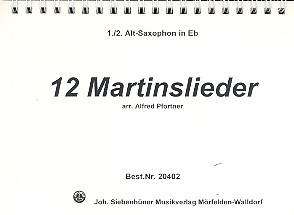 12 Martinslieder für Bläser