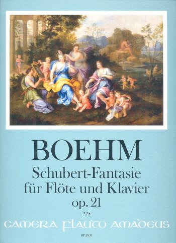 Fantasie über einen Walzer von Schubert op.21 für Flöte und Bc