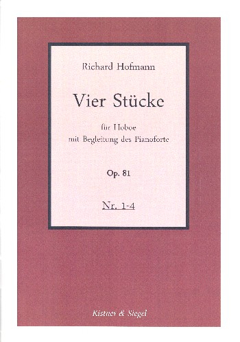 4 Stücke op.81 für Oboe und Klavier