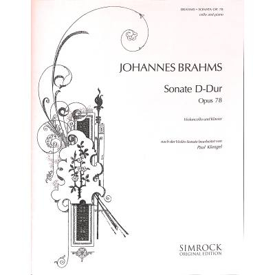 Sonate für Violine Sonate D-Dur op 78