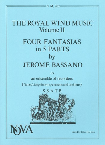 4 fantasias in 5 parts for 5 recorders (SSATB), score+parts