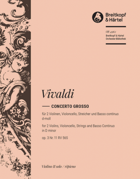 Concerto grosso d-Moll op.3,11 RV565 für Orchester