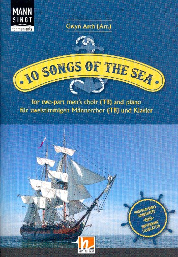 10 Songs of the Sea für Männerchor und Klavier