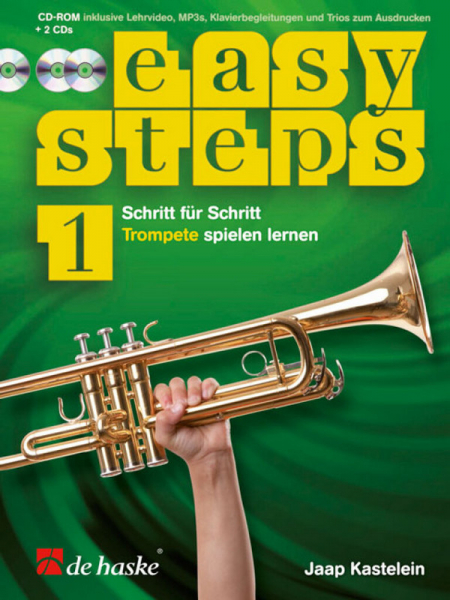 Easy Steps Band 1 (+CD-ROM +2 CD&#039;s) für Trompete (dt)