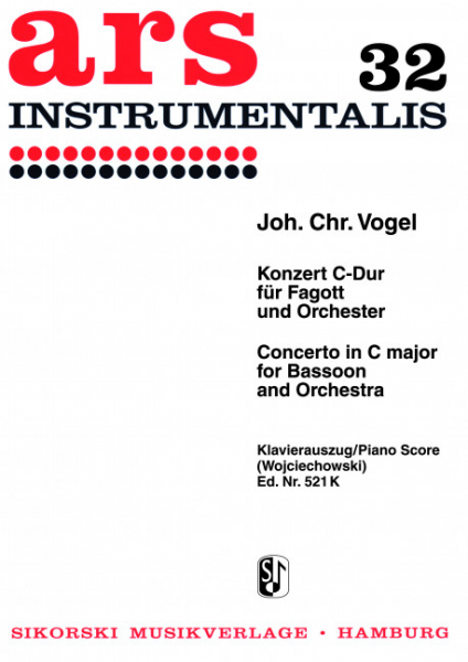 Konzert C-Dur für Fagott und Orchester für Fagott und Klavier