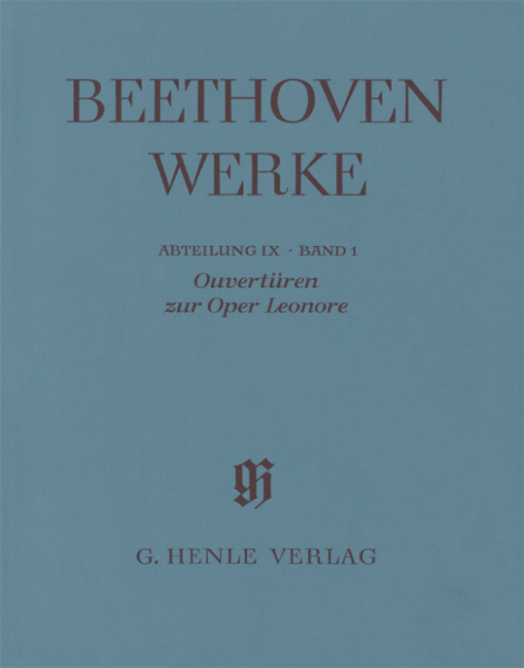 HN4331 Beethoven Werke Abteilung 9 Band 1 Ouvertüren 1-3 zur Oper Leonore