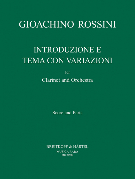Introduzione e Tema con Variazioni B-Dur für Klarinette und Orchester