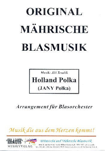 Holland Polka: für Blasorchester