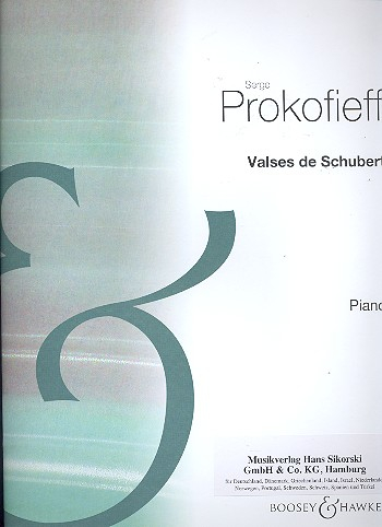 Valses de Schubert für Klavier