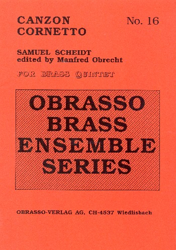 Canzon cornetto für 2 Trompeten, Horn in F, Posaune und Tuba