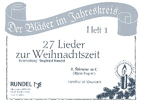 27 Lieder zur Weihnachtszeit Band 1 für 4 Bläser (Ensemble)