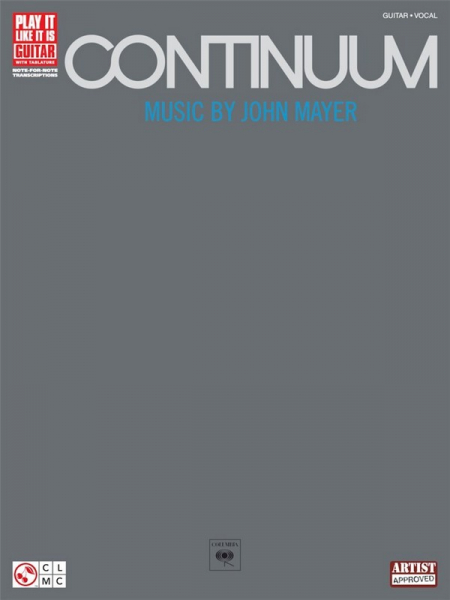 John Mayer: Continuum songbook vocal/guitar