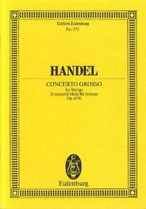 Studienpartitur Concerto grosso d-moll io 6/10 HWV328 - Antiquariat