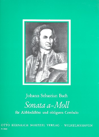 Sonate a-Moll für Altblockflöte und obligates Cembalo