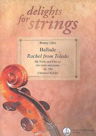 Ballade Rachel from Toledo op.16a für Viola und Klavier